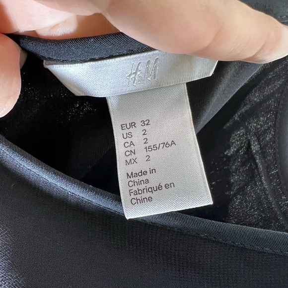 H&M MINI DRESS SIZE 2 - Picture 8 of 10
